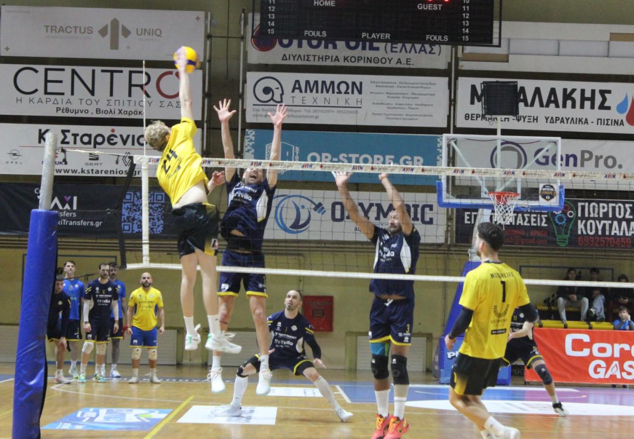 Πρώτη ήττα για τον ΑΡΗ, 3-1 από το Ρέθυμνο